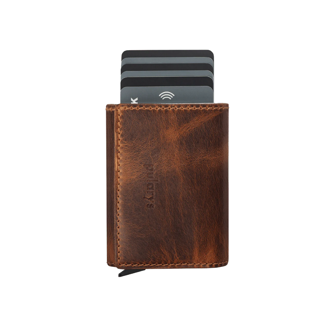 Pularys Bosto Line Saddle Leather Black