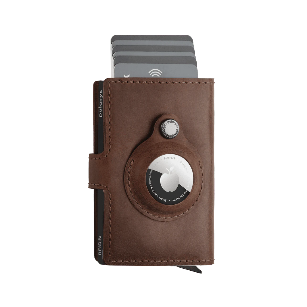 Pularys Hiker Air Tag Nomad Leather Brown