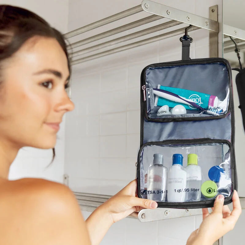 Travelon Wet/Dry 1 Quart Bag with Bottles and Jars 4