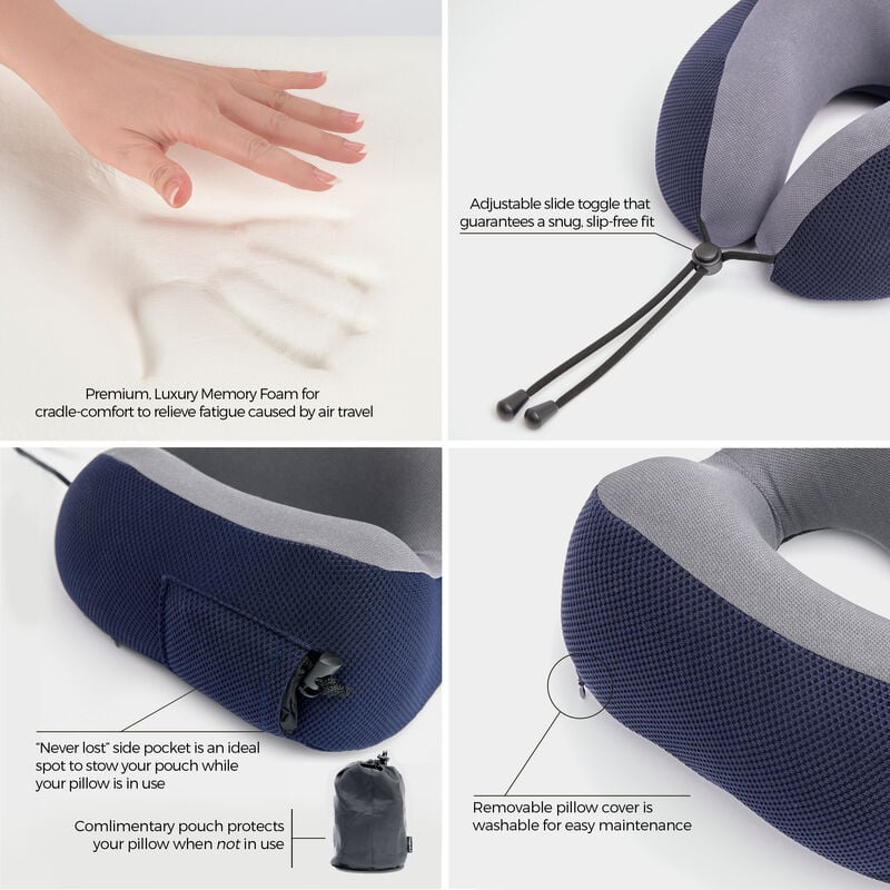 Travelon Transit Premium Travel Neck Pillow 4