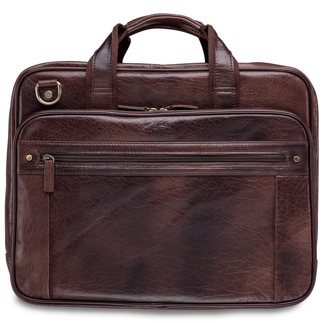 Mancini Buffalo Double Compartment Briefcase (Arizona Edition) 5