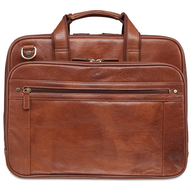 Mancini Buffalo Double Compartment Briefcase (Arizona Edition) 9