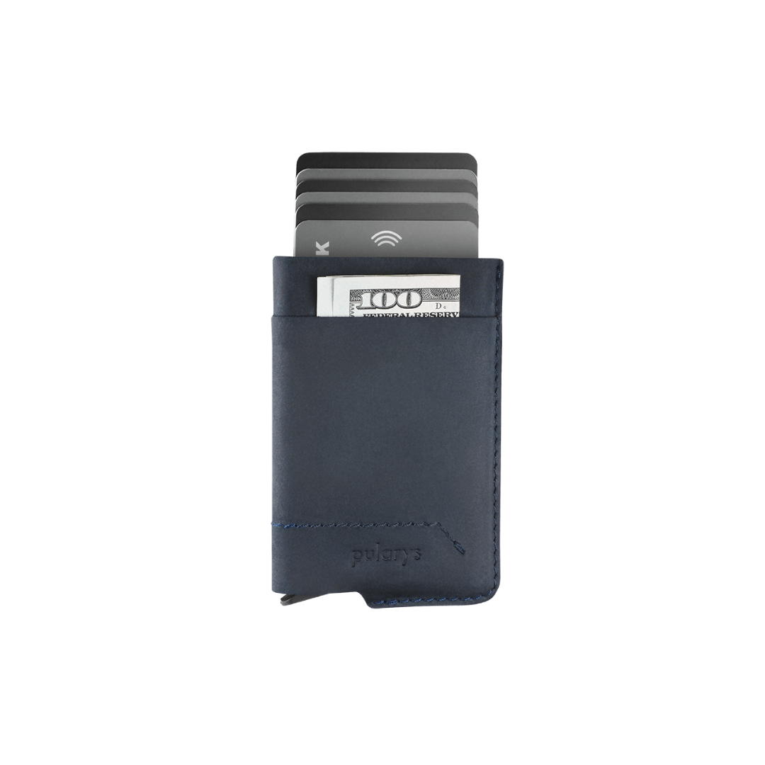 Pularys Gobi Line Hunter Leather Navy Blue