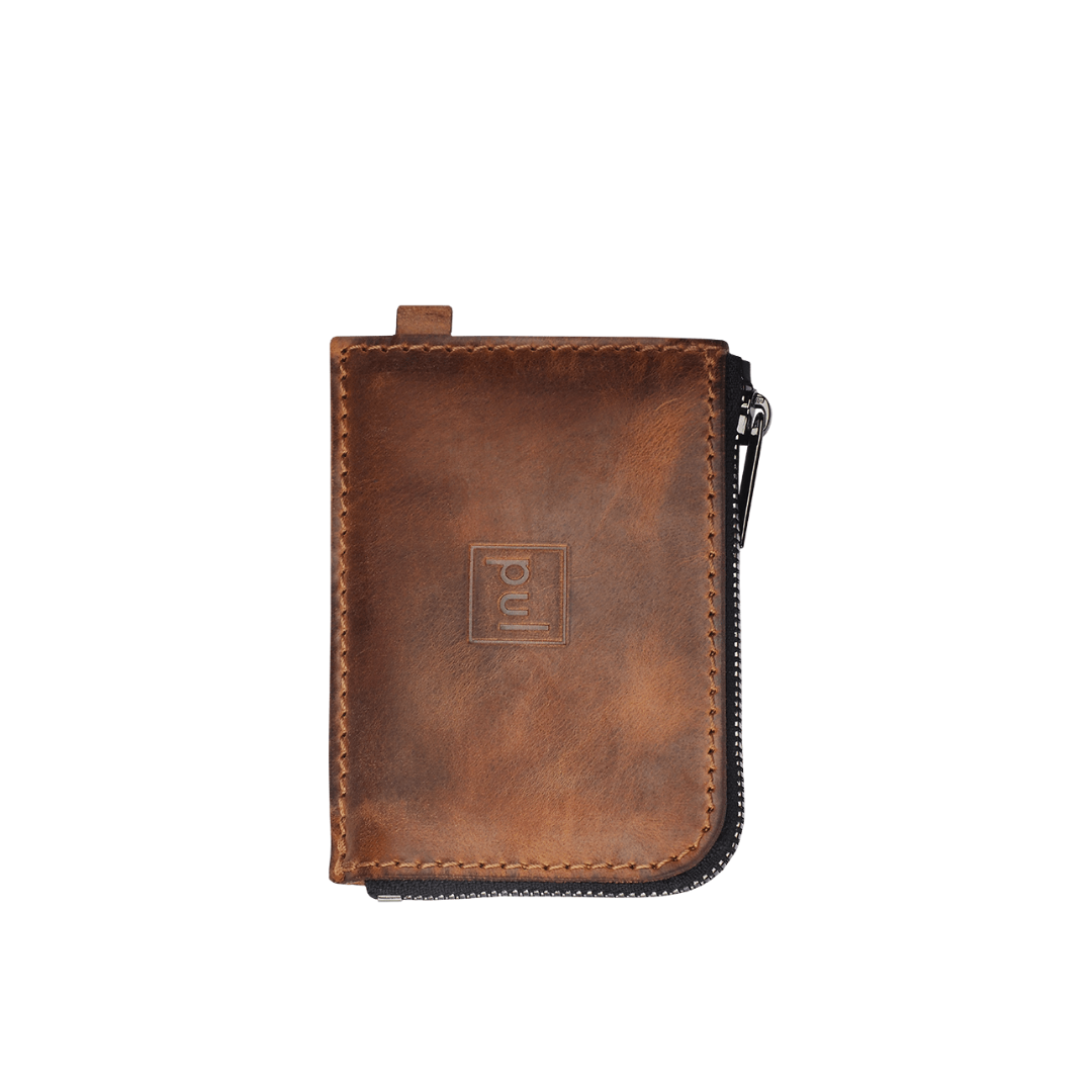 Pularys Oldtimer Slim Line Vintage Saddle Leather Brown