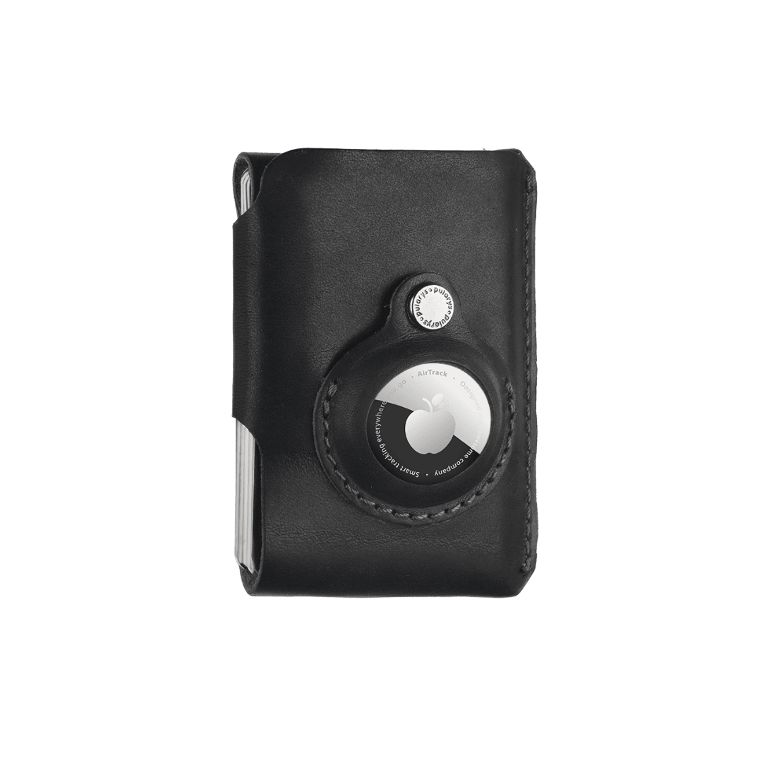 Pularys Hobby Line for AirTag Nomad Leather Black