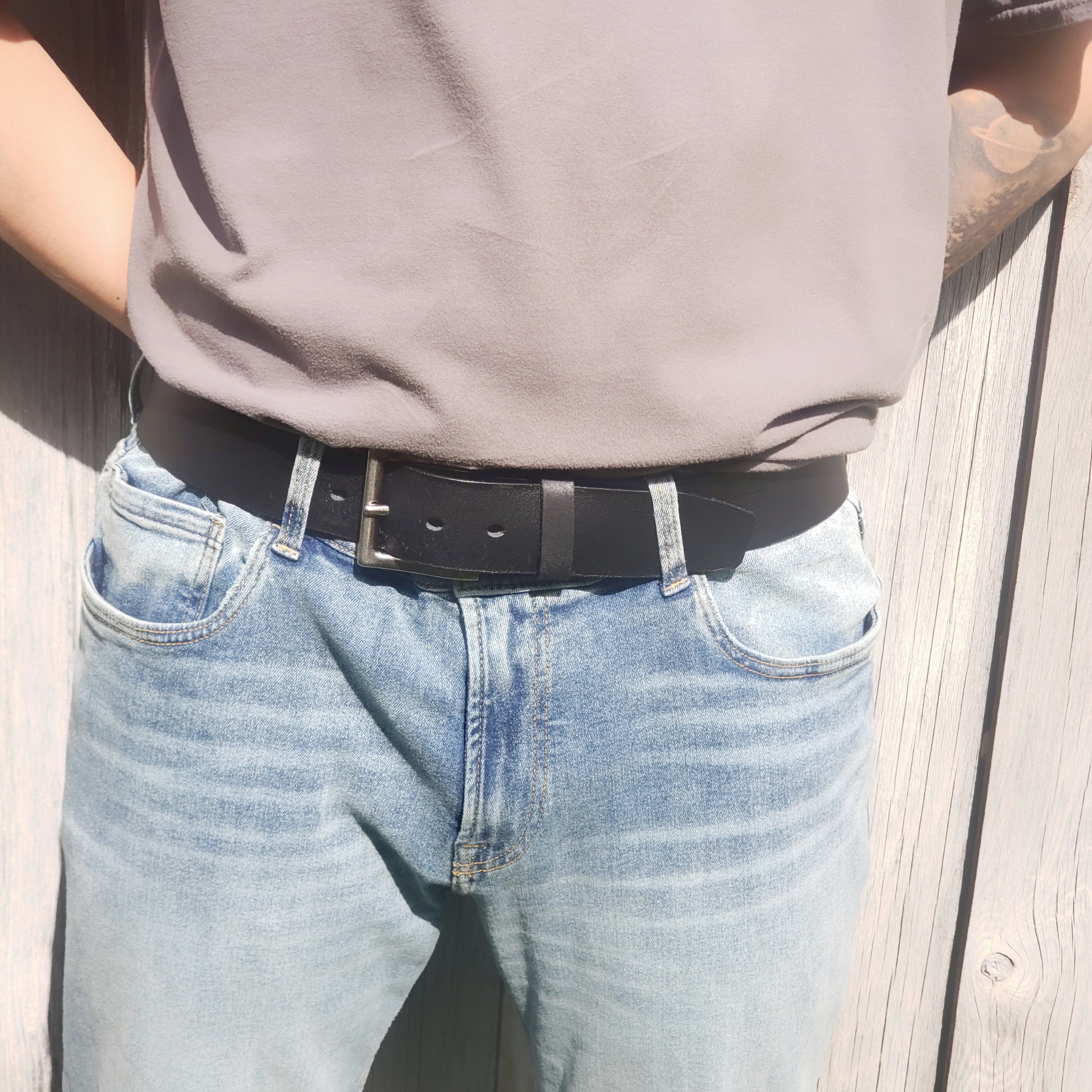 The Long Haul Belt - Brown Classic 100% Real Leather Belt 11