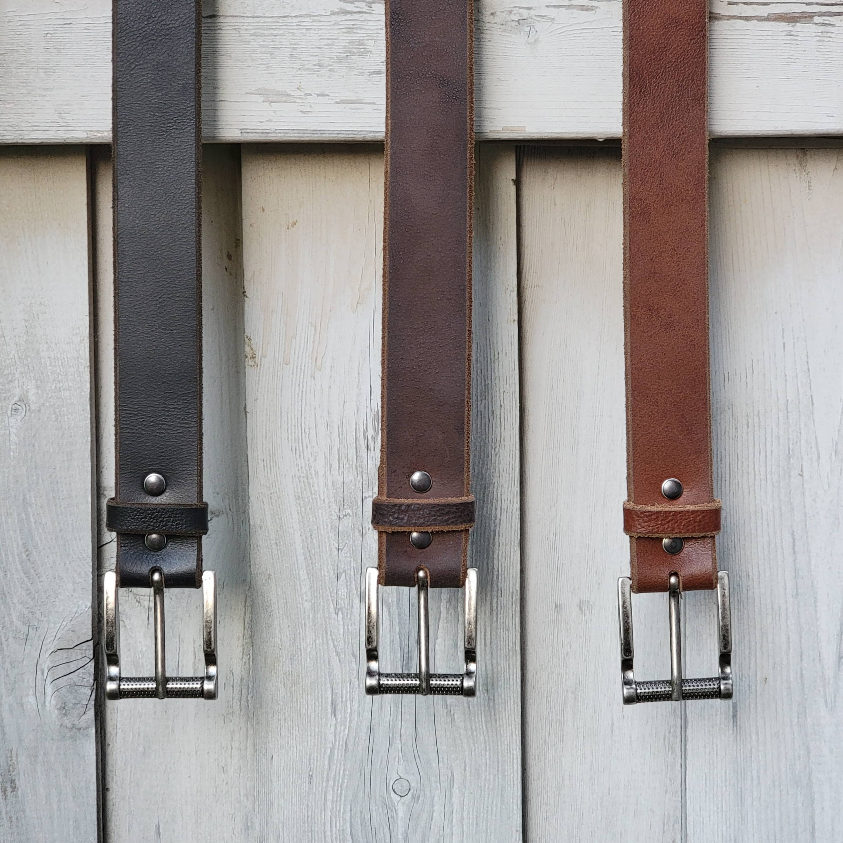 The Pinnacle Belt - Brown 100 % Premium Leather Belt 6