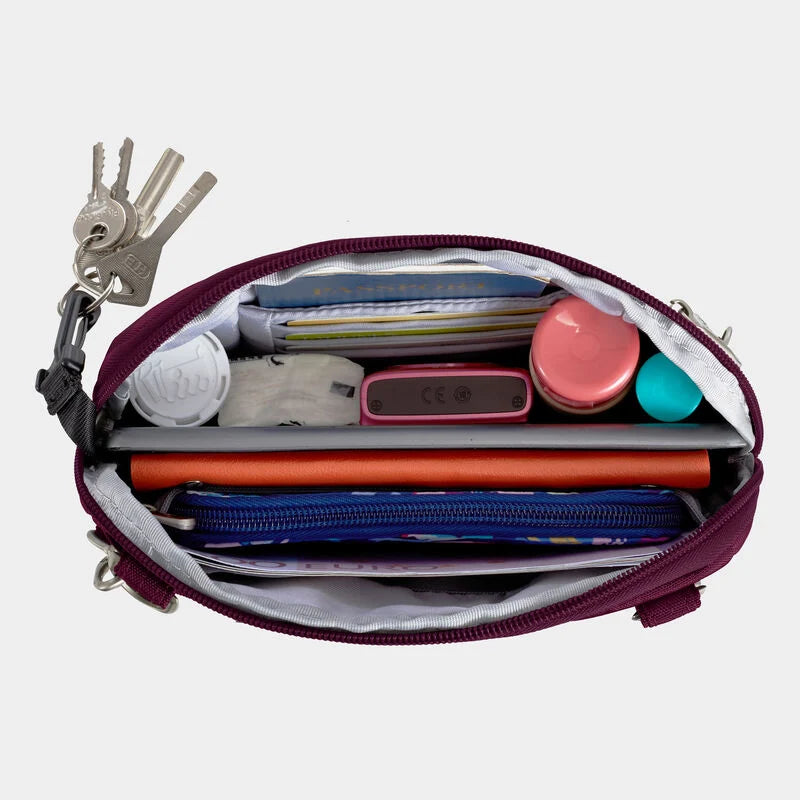 Travelon Anti-Theft Classic Convertible Crossbody and Waist Pack 48
