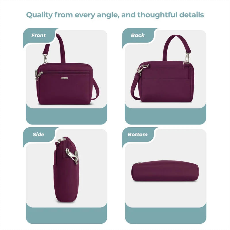 Travelon Anti-Theft Classic Convertible Crossbody and Waist Pack 42
