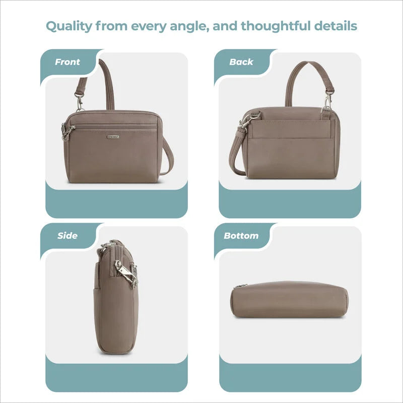 Travelon Anti-Theft Classic Convertible Crossbody and Waist Pack 18
