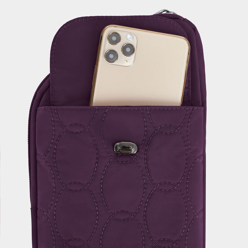 Travelon Runways Sleek Anti-Theft Slim Asymmetric Crossbody 11