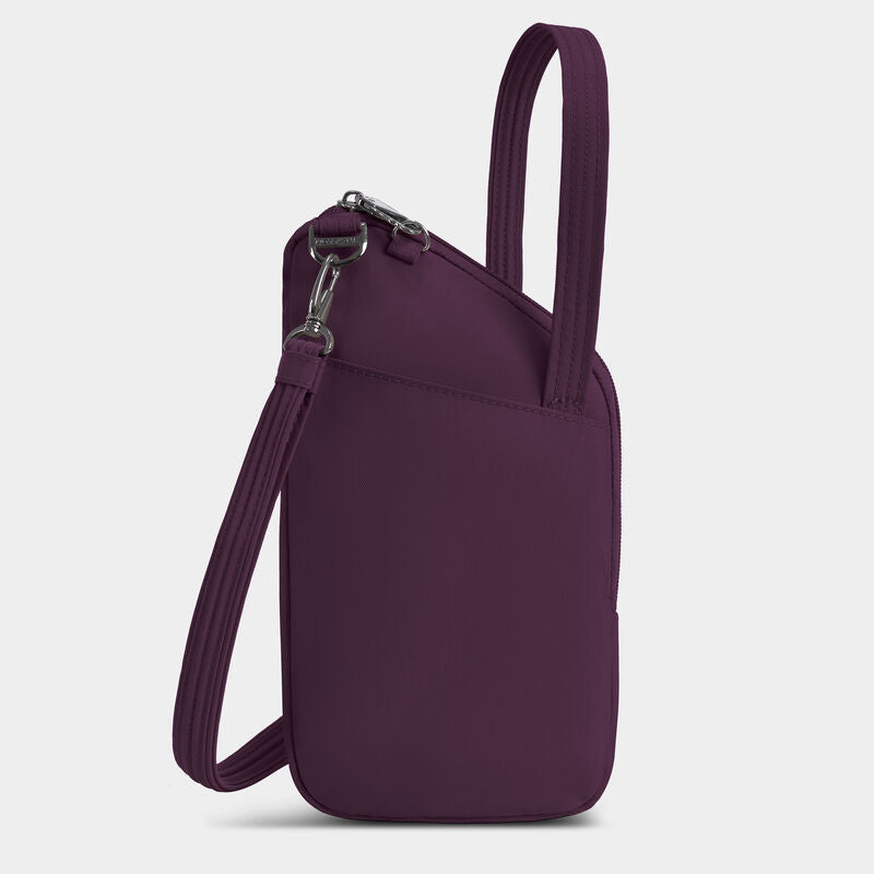 Travelon Runways Sleek Anti-Theft Slim Asymmetric Crossbody 12