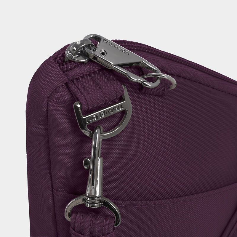 Travelon Runways Sleek Anti-Theft Slim Asymmetric Crossbody 14