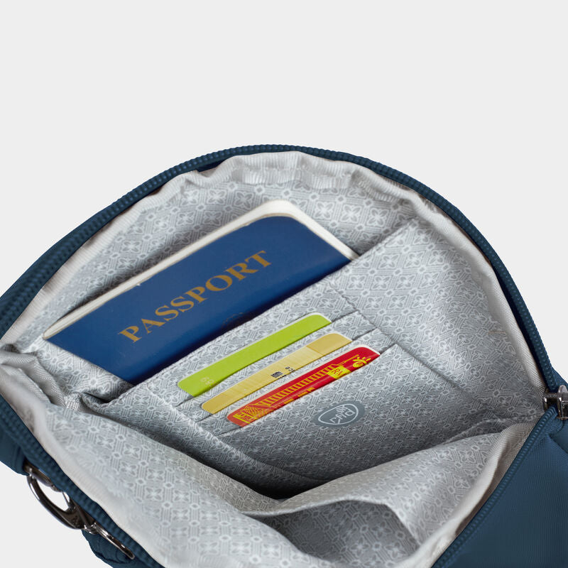 Travelon Runways Sleek Anti-Theft Slim Asymmetric Crossbody 31