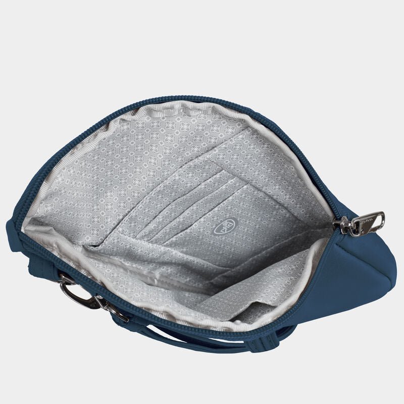 Travelon Runways Sleek Anti-Theft Slim Asymmetric Crossbody 33