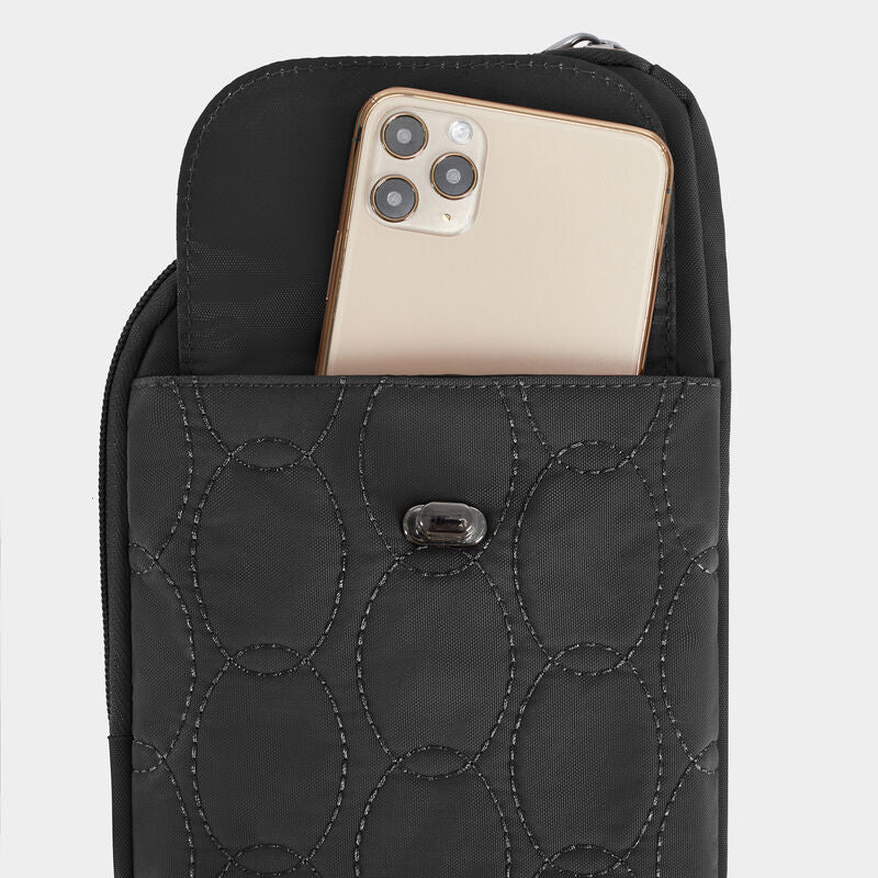 Travelon Runways Sleek Anti-Theft Slim Asymmetric Crossbody 46