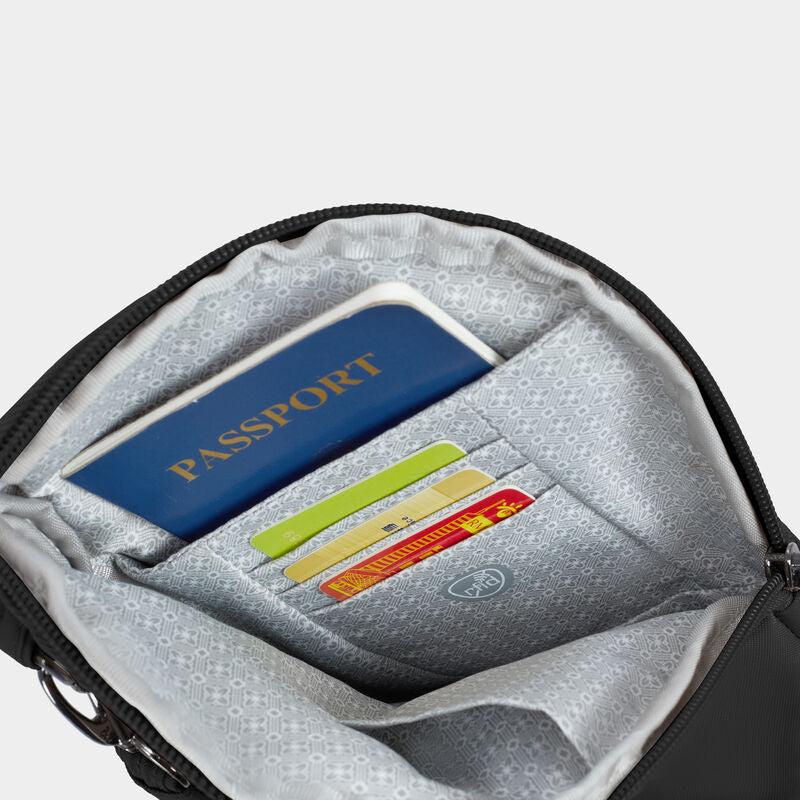 Travelon Runways Sleek Anti-Theft Slim Asymmetric Crossbody 50
