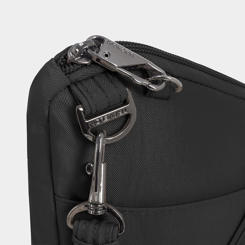 Travelon Runways Sleek Anti-Theft Slim Asymmetric Crossbody 48