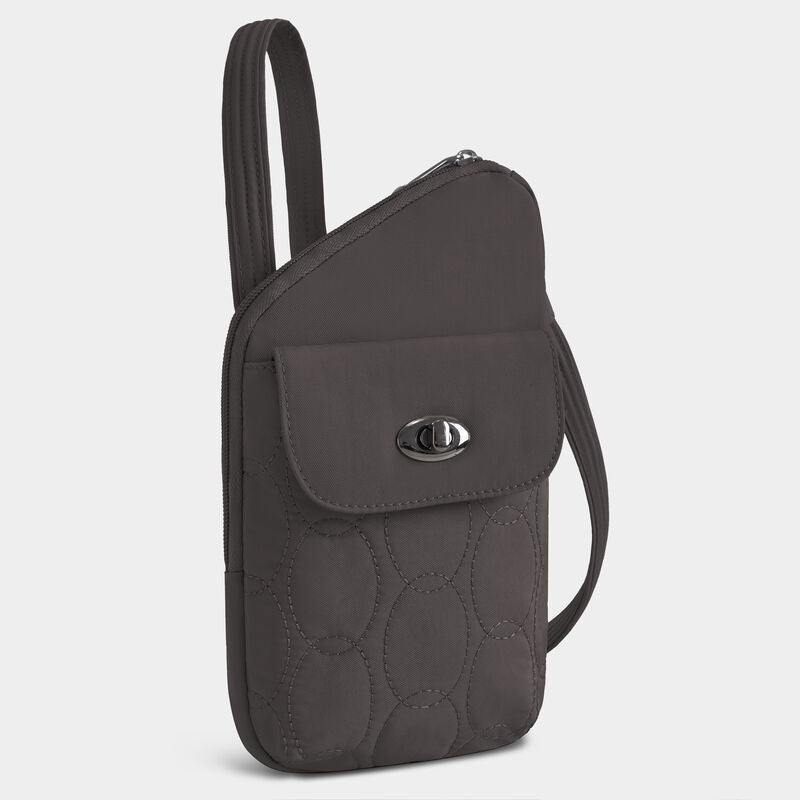 Travelon Runways Sleek Anti-Theft Slim Asymmetric Crossbody 57