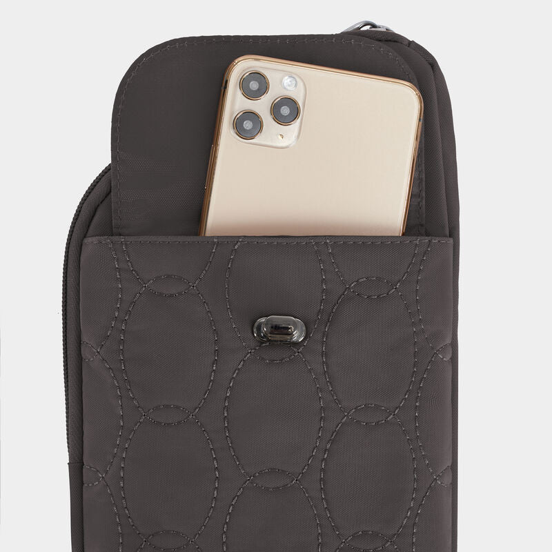 Travelon Runways Sleek Anti-Theft Slim Asymmetric Crossbody 62