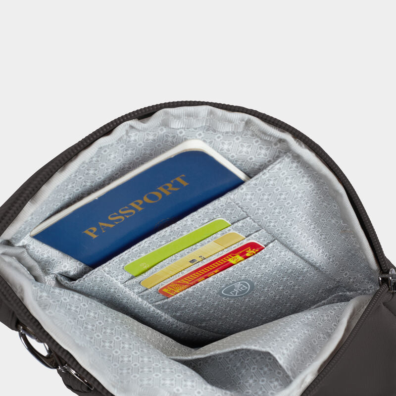 Travelon Runways Sleek Anti-Theft Slim Asymmetric Crossbody 67