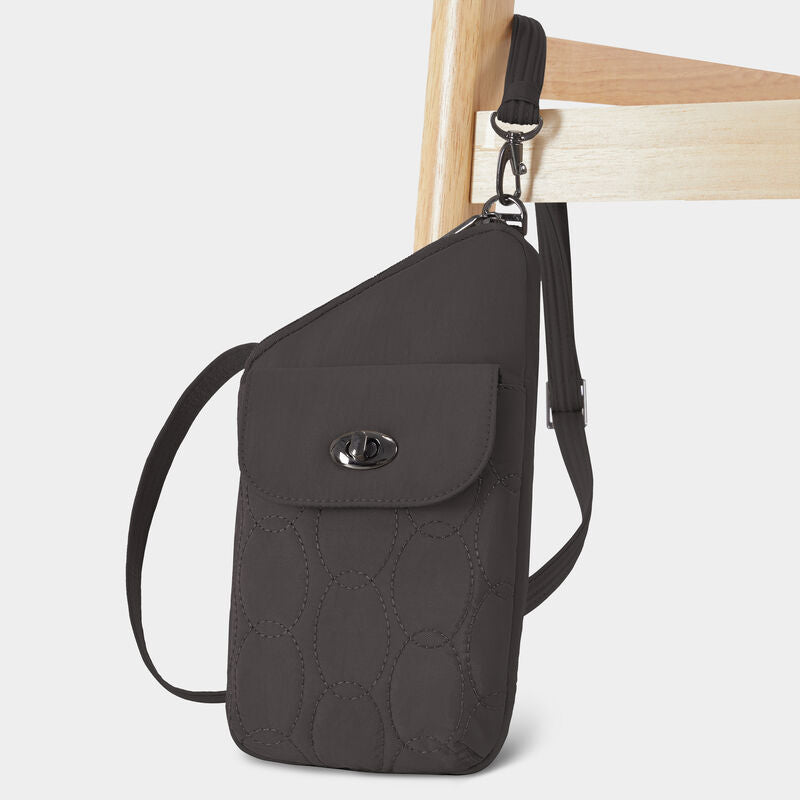 Travelon Runways Sleek Anti-Theft Slim Asymmetric Crossbody 68