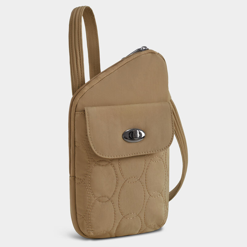 Travelon Runways Sleek Anti-Theft Slim Asymmetric Crossbody 76