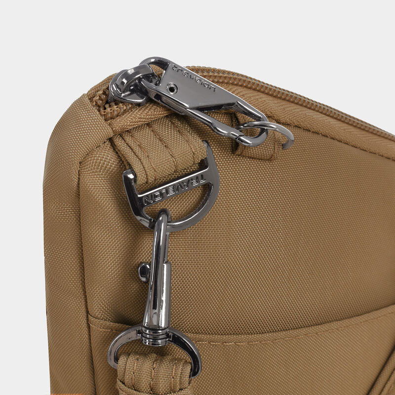 Travelon Runways Sleek Anti-Theft Slim Asymmetric Crossbody 83