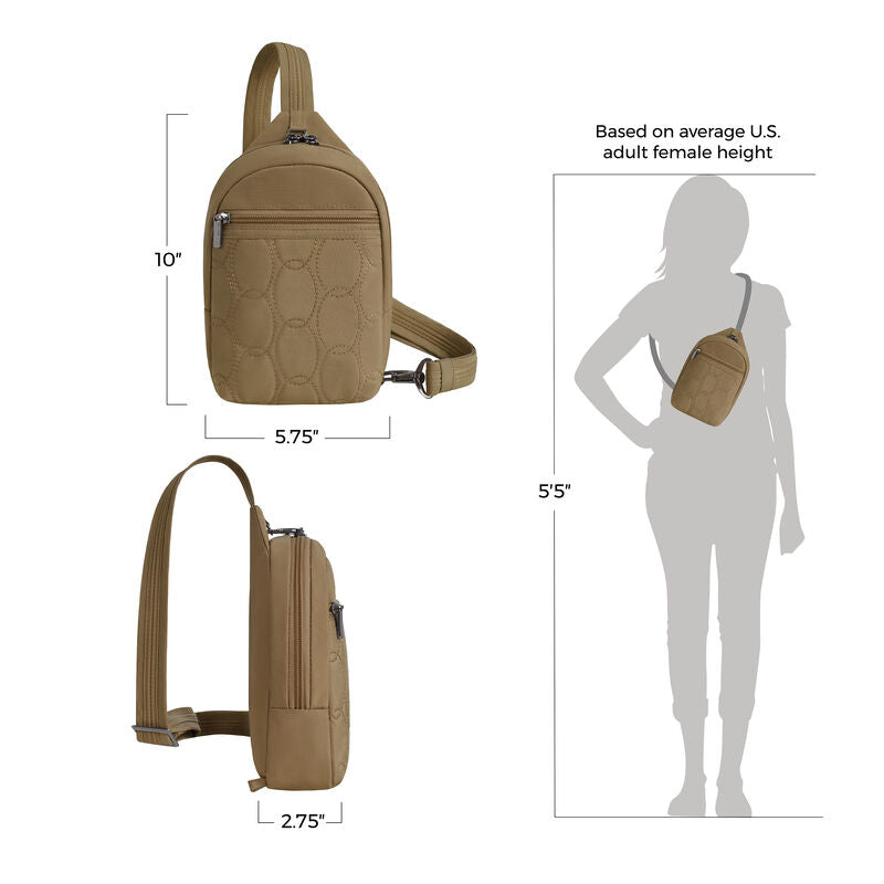 Travelon Runways Anti-Theft Small Sling 16
