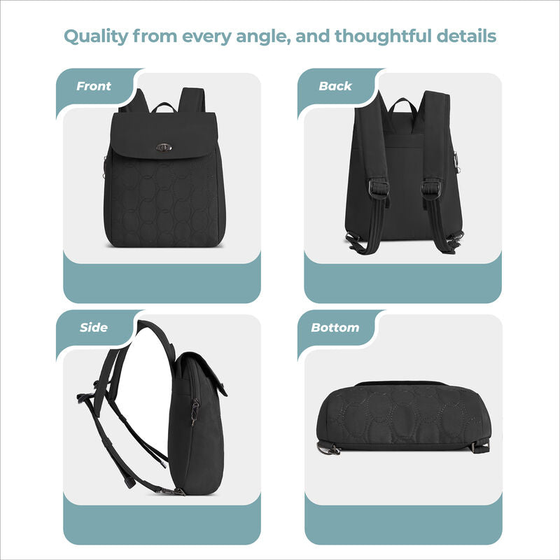 Travelon Runways Anti-Theft Compact Backpack 40