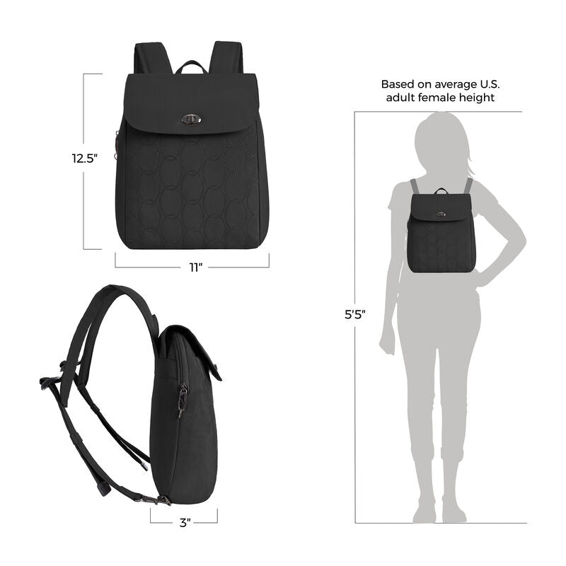 Travelon Runways Anti-Theft Compact Backpack 42