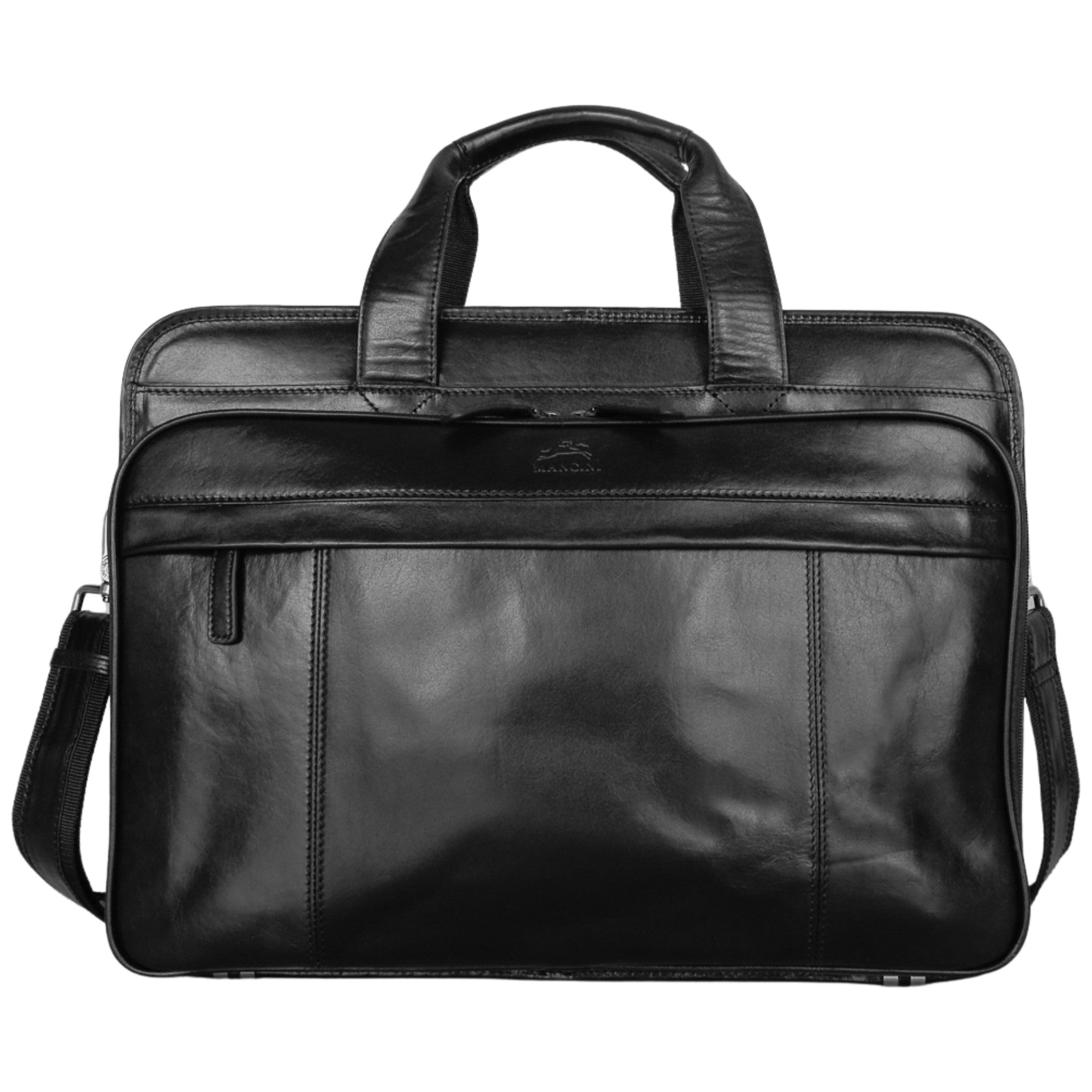 Mancini Buffalo Double Compartment Briefcase - Pelle D'Oro Collection (1990's Edition) 8