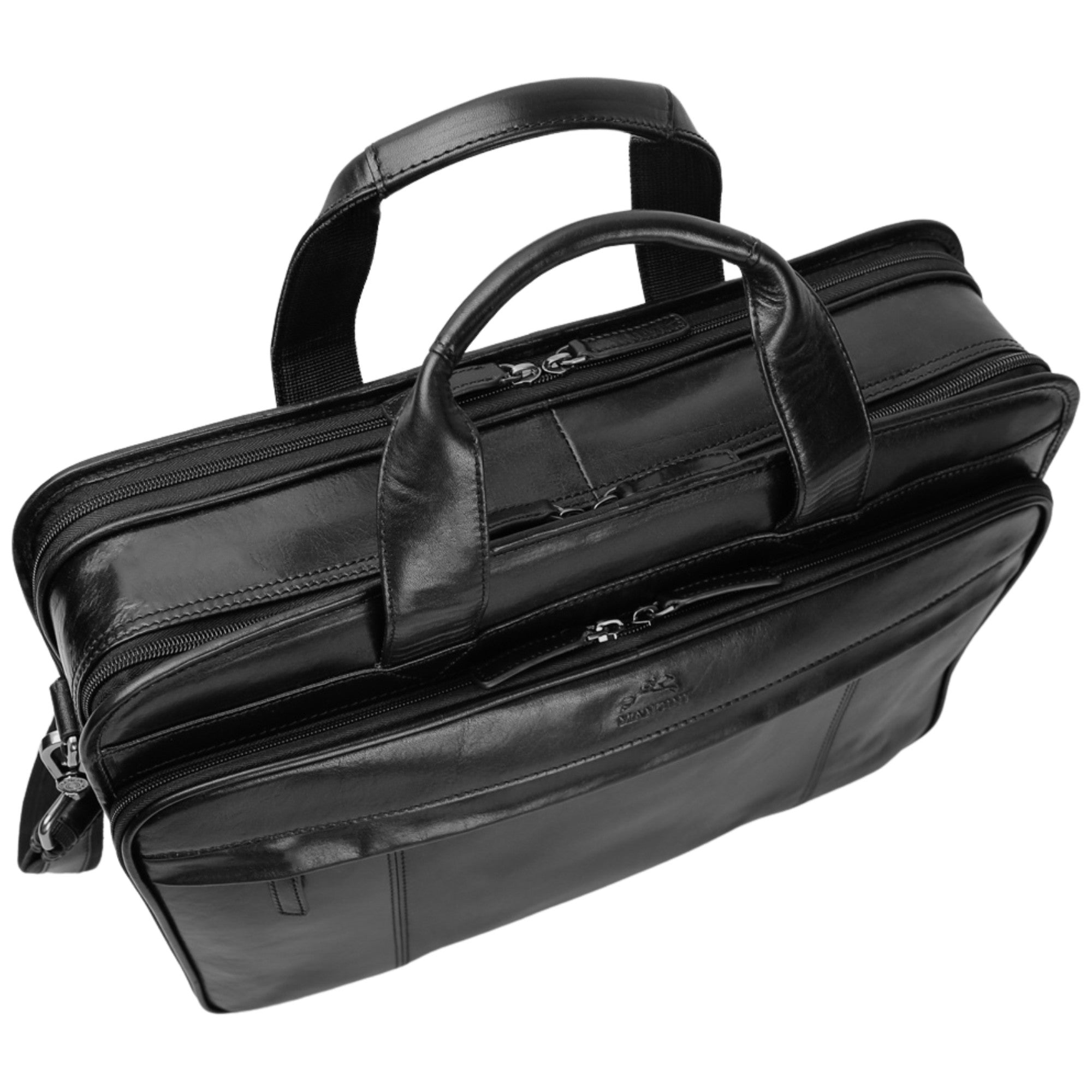 Mancini Buffalo Double Compartment Briefcase - Pelle D'Oro Collection (1990's Edition) 9