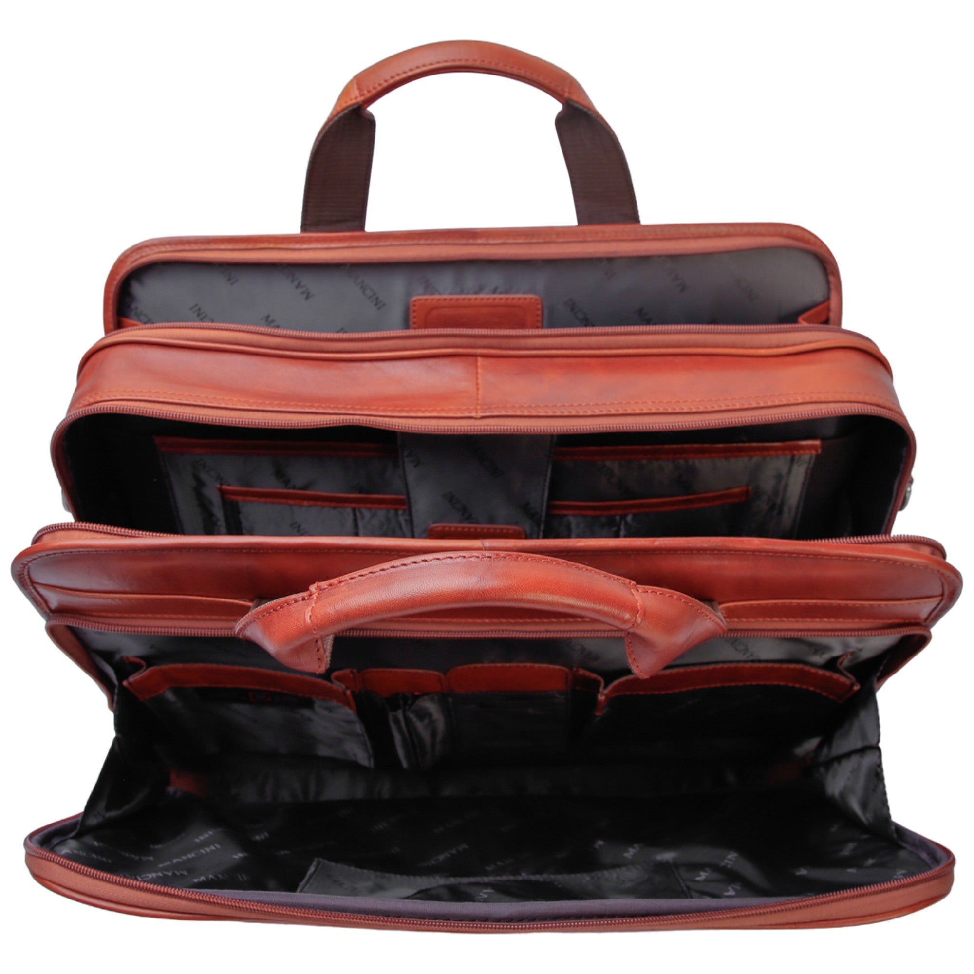 Mancini Buffalo Double Compartment Briefcase - Pelle D'Oro Collection (1990's Edition) 6