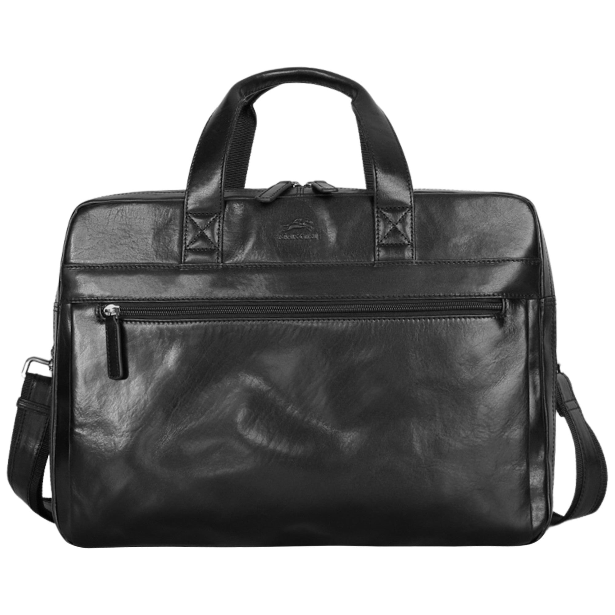 Mancini Buffalo Double Compartment Briefcase - Pelle D'Oro Collection (1980's Edition) 8
