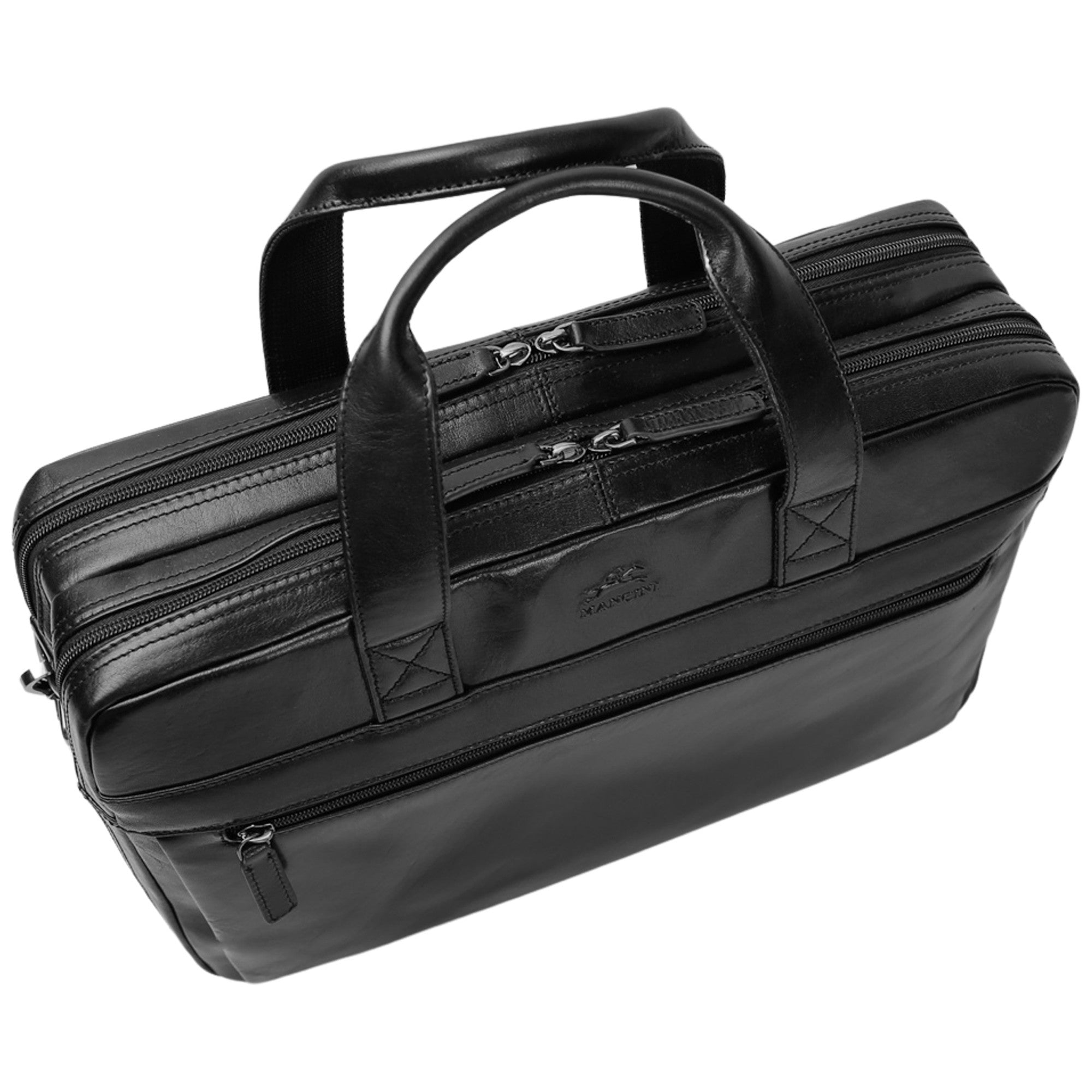 Mancini Buffalo Double Compartment Briefcase - Pelle D'Oro Collection (1980's Edition) 11