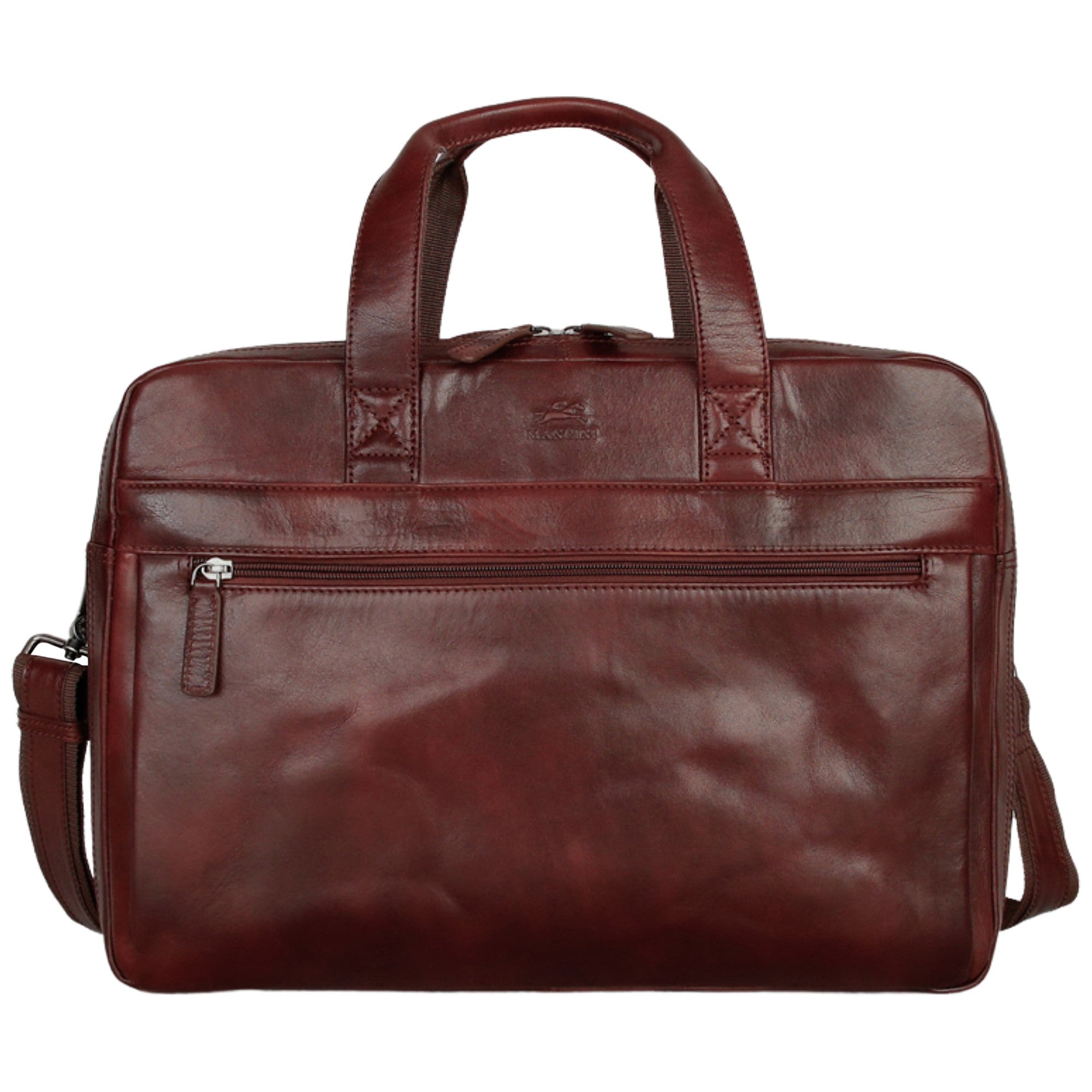 Mancini Buffalo Double Compartment Briefcase - Pelle D'Oro Collection (1980's Edition) 15