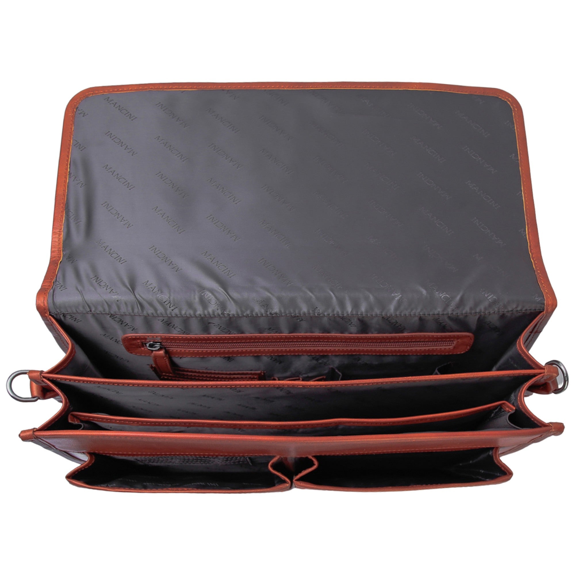 Mancini Buffalo Double Compartment Briefcase - Pelle D'Oro Collection (1970's Edition) 21