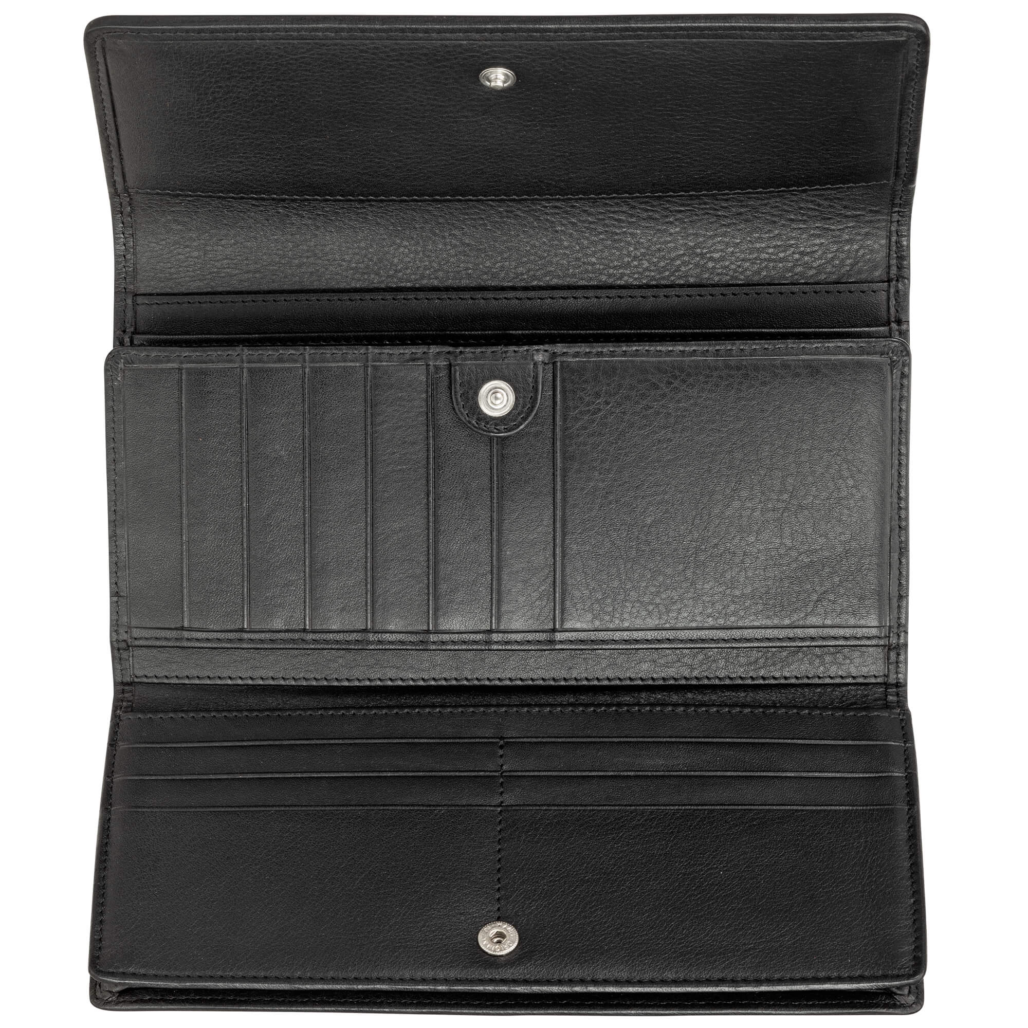 MANCINI Basket Weave RFID Secure Quadruple Fold Wallet 10
