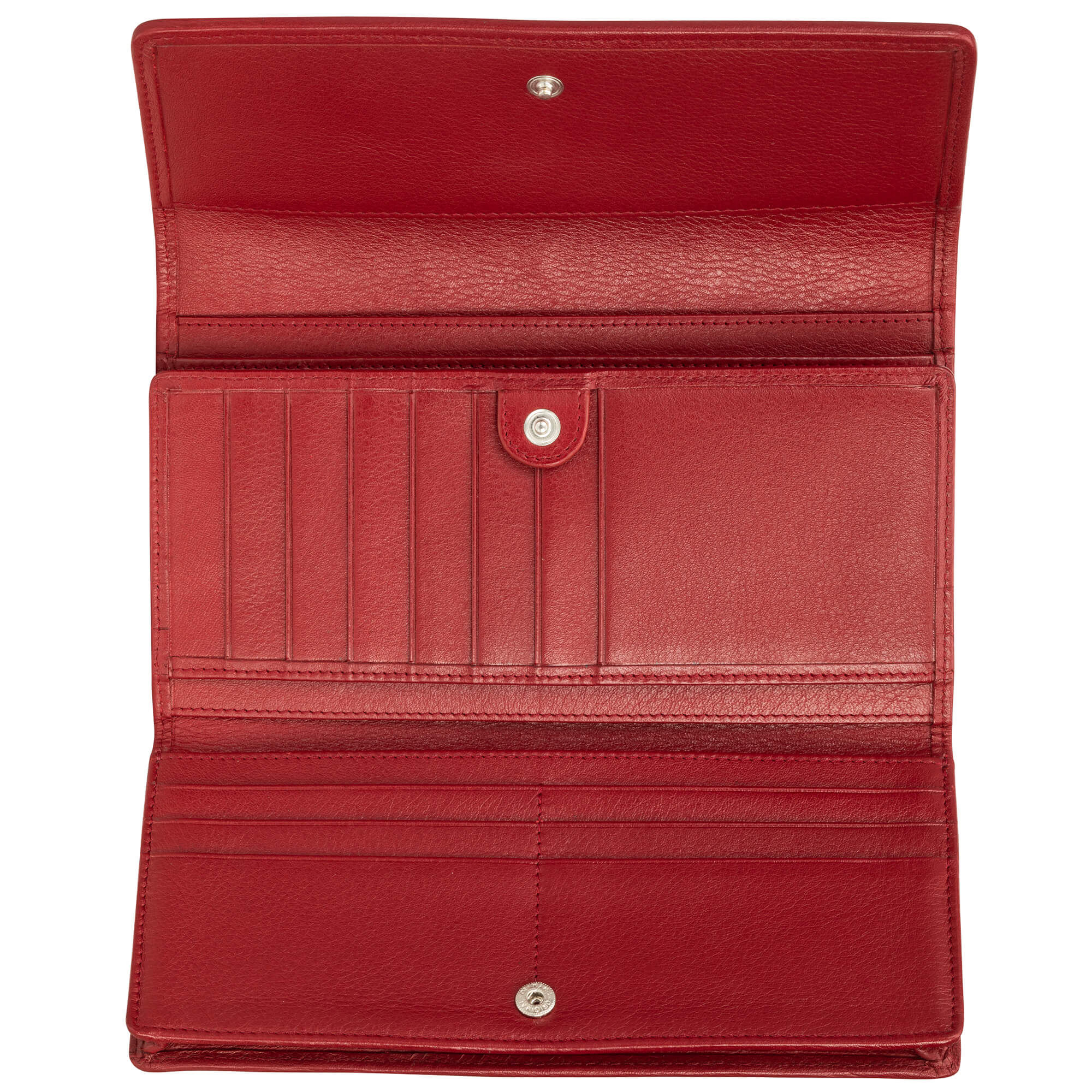 MANCINI Basket Weave RFID Secure Quadruple Fold Wallet 4