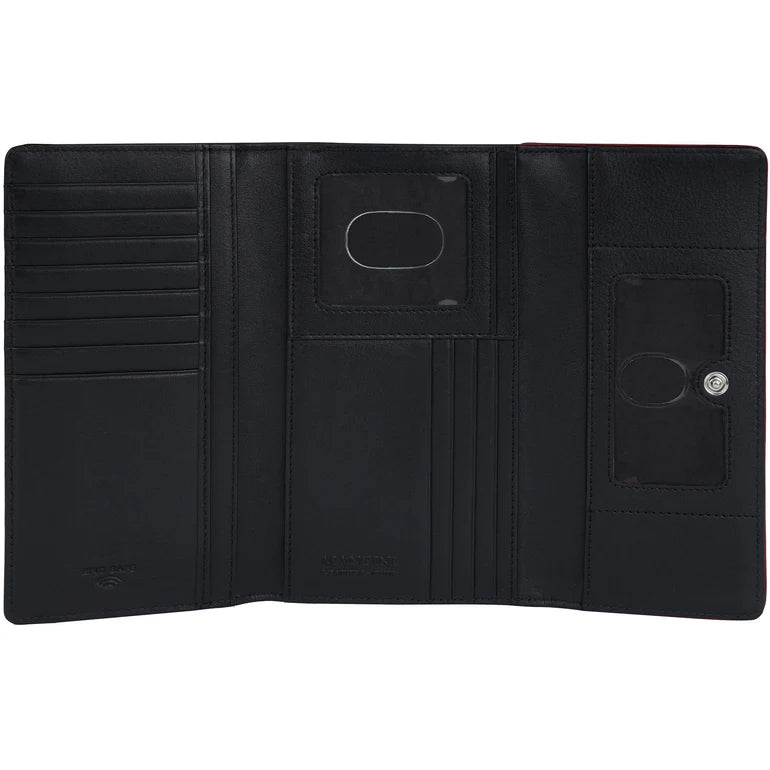 Mancini Leather Medium Clutch Wallet Sonoma Collection 6