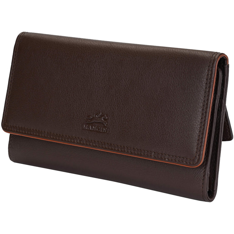 Mancini Leather Medium Clutch Wallet Sonoma Collection 9