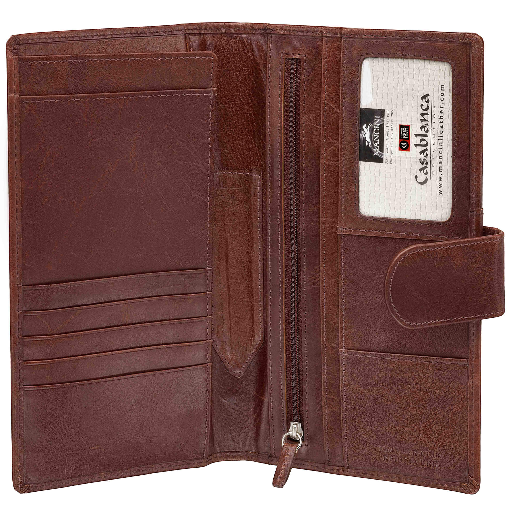 Mancini Leather Classic Passport Organiser (Casablanca Edition) 11