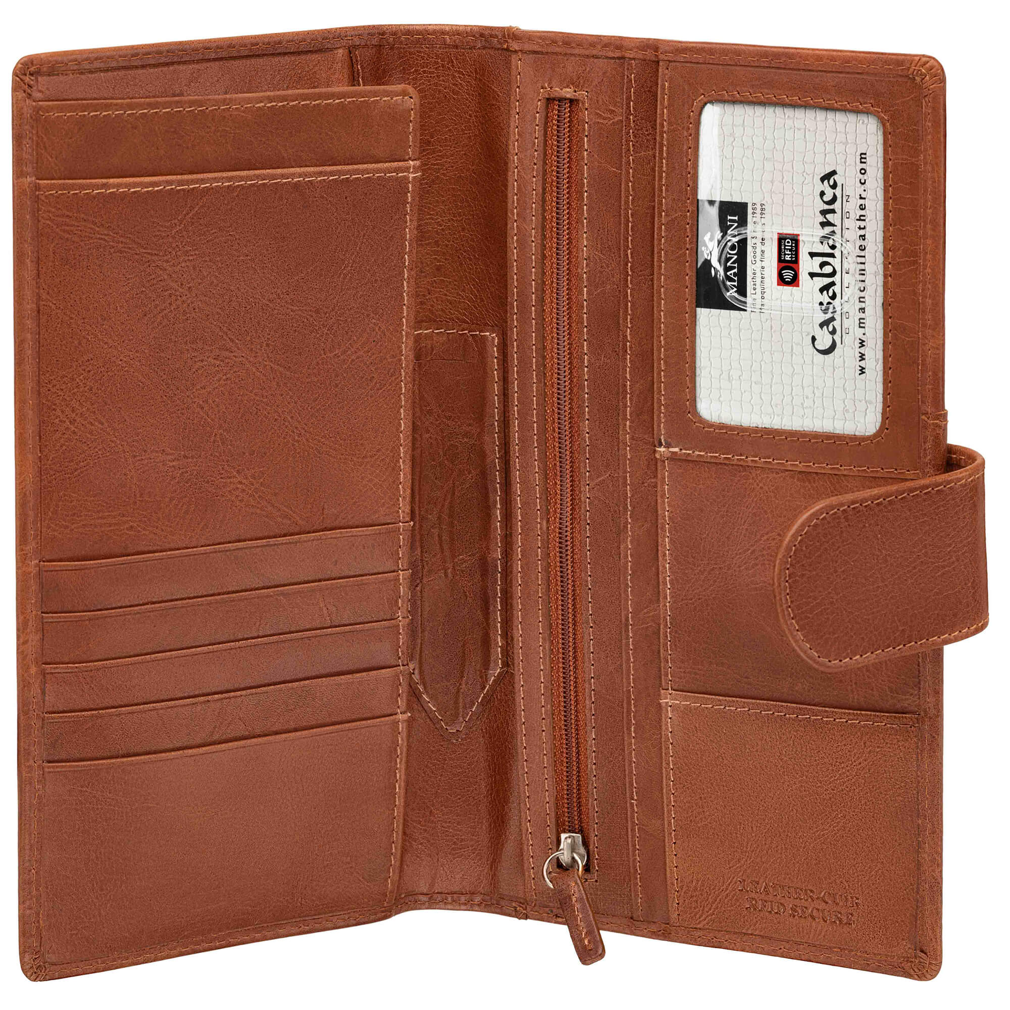 Mancini Leather Classic Passport Organiser (Casablanca Edition) 15
