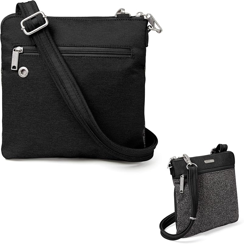 Baggallini Anti Theft Slim Crossbody + RFID-Protected Wristlet 5