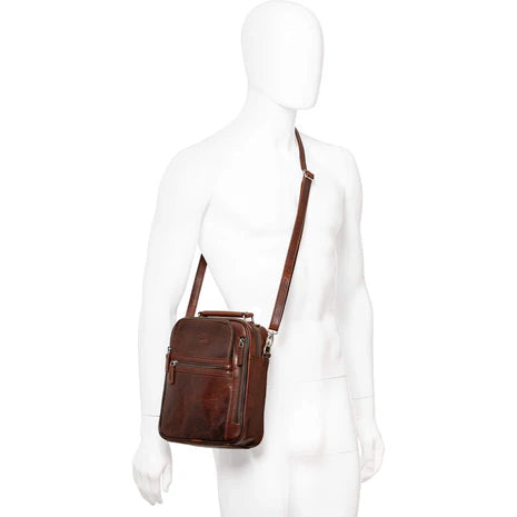 Mancini Buffalo Single Compartment Unisex Bag 5