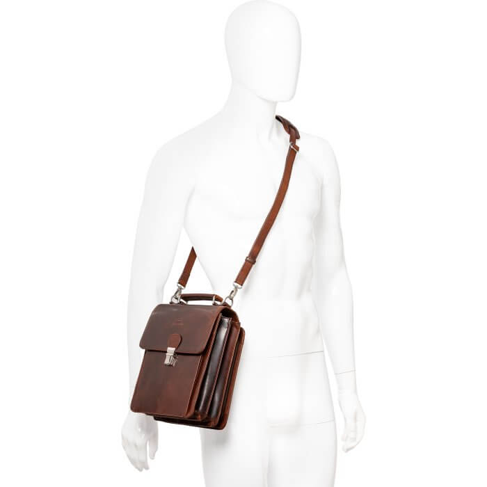 Mancini Buffalo Unisex Bag With Back Organiser 6