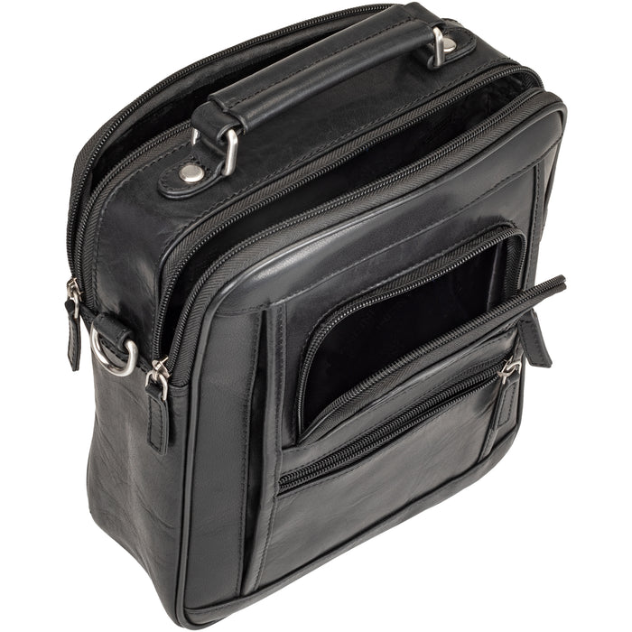 Mancini Buffalo Double Compartment Unisex Bag 4