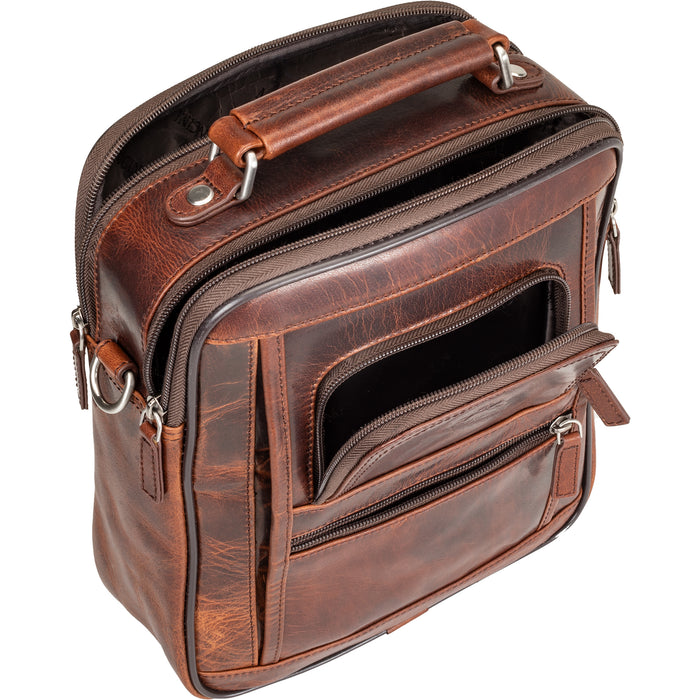 Mancini Buffalo Double Compartment Unisex Bag 9