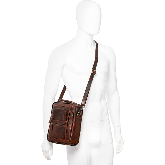Mancini Buffalo Double Compartment Unisex Bag 10